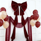 Luxury Giant Velvet Bow Decor Oversized Wall Bow Decorations Bow Decorative for Room Wall Party Birthday Backdrop Baby Shower Decor Front Door Patio Outdoor Wedding Arch - Image 6