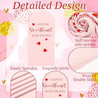Hunnmingre a Little Sweetheart is on the Way Arch Backdrop Cover Decor - Image 3
