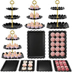 Kootek 10pcs Cupcake Stand Dessert Table Display Set Serving Tray for Party by Kootek