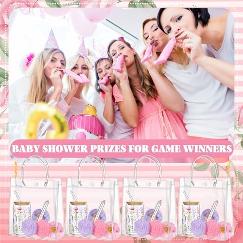 Daifunli 6 Set Pink Purple Flower Baby Shower Prize Gift for Winner Guest - Image 5