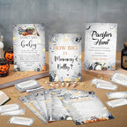 476 Pcs Halloween Baby Shower Games Sets, 8 Party Activities - Image 2