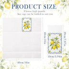 Italian Napkins,100 Pack Airlaid Paper Pocket Napkins,Lemon for Weddings - Image 5