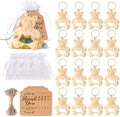 50 Pcs Bear Bottle Opener Keychains for Baby Shower Party Favors by Uezea