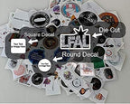 500PCS Custom Text Business Roll Sticker Personalized Design Waterproof Label Gift Box Birthday Wedding Party 1" x 3" Rectangle Seal Stickers (Transparent PVC, 1" x 3" Rectangle) - Image 3