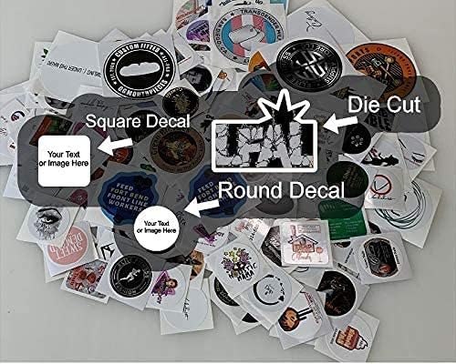 500PCS Custom Text Business Roll Sticker Personalized Design Waterproof Label Gift Box Birthday Wedding Party 1" x 3" Rectangle Seal Stickers (Transparent PVC, 1" x 3" Rectangle) - Image 3