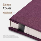 Vienrose Self Adhesive Photo Album, 60 Pages, 11 x 10.6 in, Purple - Image 5