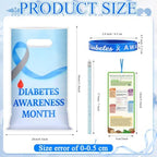 Resurhang 200 Pcs Diabetes Awareness Assorted Items, Blue Ribbon Gift Favor - Image 2