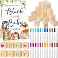 Tatuo 75 Pcs Baby Shower Party Block Games Sign to Decorate,Woodland by Tatuo