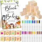 Tatuo 75 Pcs Baby Shower Party Block Games Sign to Decorate,Woodland by Tatuo