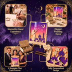 Quinceanera Guest Book Alternative Drop Box Frame, Arabian Nights Sweet 16 - Image 5