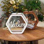Card Box for Wedding - Personalized Card Box for Reception Rustic Wedding Decorations Memory Keepsake Box - Gift Holder for Bridal Baby Shower Decorative - Image 2