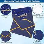 200 PCS Congratulations Cards with Envelopes, 4x6 Inch Gold Foil Lettering - Image 3