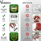 VERONES 40 PACK Mason Jars, 4OZ Canning Jars With Regular Lids and Bands - Image 5