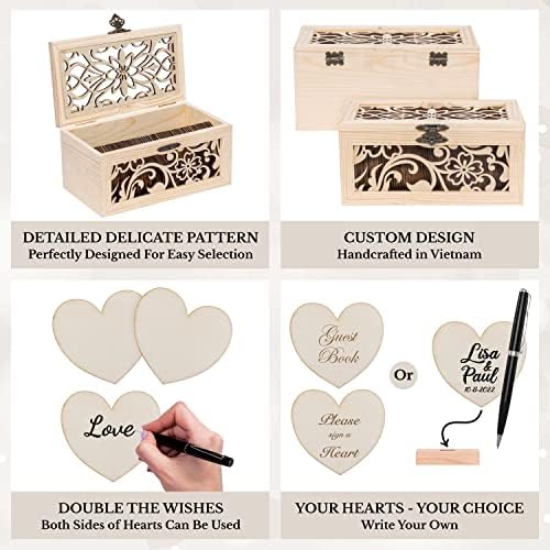 Jecor Alternative Guest Book Box - Wedding Guest Book Alternative - Pattern - Image 4