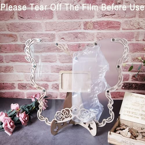 Wedding Guest Book Alternative, Wood Butterfly Baby Shower Guest Book Wedding Reception with 80pcs Wooden Butterflies and Drop Box, Rustic Wedding Sign Decor for Anniversary and Ceremony Party - Image 5