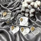 Wedding Favor Guest Bulk Magnet Gold Heart, Sets of Party Favors, Gold Heart Acrylic Bridal Shower Favors, Party Favor for Attendee (Silver Heart Magnet, Set of 40) - Image 2