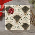 pnyoin Merry Christmas Wrapping Paper Roll,Elegant Fan Art Gift Wrap Perfect for Xmas,Birthday,Weddings, Brides, Holidays, Baby Showers，58 x 23 inches,5 Roll - Image 4