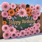 ForraFun 36 Pcs Boho Giant Paper Flowers Decoration for Wall Sizes 10" to 24'' Tissue Paper Pom Poms in 5 Flowers Wall Mexican Backdrop Decor for Birthday Wedding Baby Shower Bridal Shower Party by Unknown
