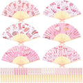Roowest 36 Pcs Pink Cowgirl Party Favors Fans for Women, Tea Party Decor by Roowest