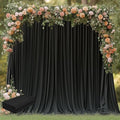 Wokceer Black Backdrop Curtain for Parties Backdrop Drapes, 2Pack 10x10FT by Wokceer