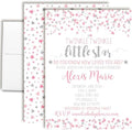 Amanda Creation Custom Baby Shower Invites Twinkle Sprinkle Baby Shower Invitation 20 5x7 Personalized Invites With Envelopes by AmandaCreation