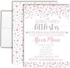 Amanda Creation Custom Baby Shower Invites Twinkle Sprinkle Baby Shower Invitation 20 5x7 Personalized Invites With Envelopes by AmandaCreation