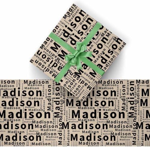 AOFUN Personalized Birthday Gifts Custom Gift Wrapping Paper Gift for Mother Father Day Birthday Christmas Day Custom Gift Tissue Paper Roll 5 Rolls 58" x 23" - Image 2