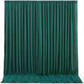 Hunter Green Backdrop Curtain-Wrinkle-Free Polyester Fabric Green Photography Curtains for Wedding Party Photo Background Decorations- 16 X10FT (Hunter Green) by WishCare