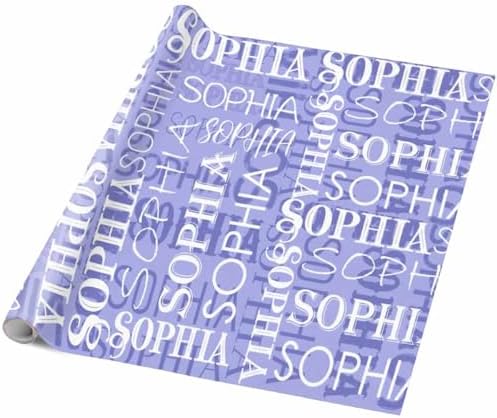 AOFUN Wrapping Paper One Roll Custom Gift Tissue Paper Roll First Birthday Wrapping Paper Boy Personalized Logo Gift Custom Wrapping Paper Picture 5 Rolls 58" x 23" - Image 5