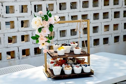 Cupcake Stand Dessert Table Display Set Cake Stand Cupcake Tower for Birthday Wedding Baby Shower - Image 2