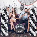 Gejoy Black Silver Balloon Column Stand Kit, Adjustable 1.4-6.6 ft - Image 4