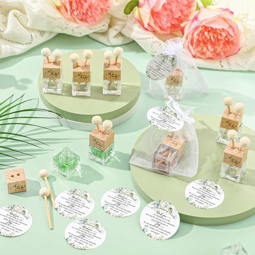 Hoolerry 30 Sets Baby Shower Gifts for Guest Car Air Freshener, Eucalyptus - Image 4
