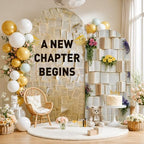Tingjoo 2 Pcs a New Chapter Begins Decorations Book Themed Party Backdrop - Image 6