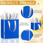 Epoesch 36 Pack Gift Bags with Handles & 36 Tissue Papers – 8x5x10 Inches - Image 3