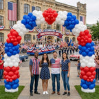 PMU DIY Professional Balloon Arch Premiere Kit (Patriotic Red, White, and Blue) Balloon Garland for Party Decoration, Decoration Kit for Birthday Party, Graduation, Baby Shower(41703-61646-48102)Pkg/1 - Image 3