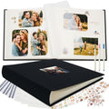 Vienrose Scrapbook Photo Album, 12x12 Inches, 60 Pages, Black by Vienrose