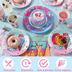 Suclain 150 Pcs 6 7 Birthday Party Tablewear, Six Seven Birthday Decoration - Image 4