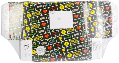 Decorative Shipping Boxes Decorated Gift Boxes For Mailing Birthday Gifts & Holiday Presents, 6 Pack of Everyday Shipping Boxes, Multiple Sizes and Designs, Retro Gamer, Small - Image 4