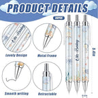 289 Pieces Under the Sea Baby Shower Favors for Guest Ocean Animal Ballpoint Pens and Keychains Gifts Bulk Retractable Baby Shower Pens Gender Reveal Greeting Cards Souvenirs Prizes Party Supplies - Image 2