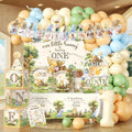 267PCS Fexivo Classic Bear 1st Birthday Decorations Set for 25 Guests by Unknown