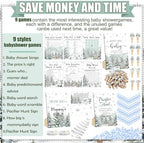 Sherr 476 Pcs Winter Baby Shower Games, 9 Styles Baby Shower Activities - Image 4