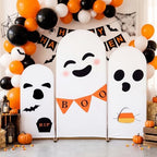 3 Pcs Halloween Arch Backdrop Covers, Boo Ghost Arch Cover - Image 6