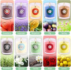 YOROXRG Scented Candles, Jasmine, Rose, Vanilla, Bergamot, fig, Lavender, Lemon, Spring,Strawberry, Rosemary, Aromatherapy Candles,Soy Wax Glass Jar Candle - 40 Pack - Image 2