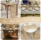 30 Pack Beige Cheesecloth Table Runner 17 x 108 inch Cheese Cloth Table Runners 9ft Beige Table Runner Rustic Romantic Sheer Gauze Runner for Wedding Party Baby Shower Table Decoration - Image 7