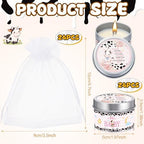 Conelist 24 Sets Cow Baby Shower Candle Favors for Guests - Image 4