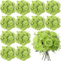 Geosar 16 Bundles Artificial Peonies Flowers,Olive Green by Geosar
