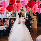 Seajan 60 Pcs Valentine Heart Honeycomb Party Decorations Red Pink White Tissue Paper Heart Shaped Pom Poms Decoration Valentine Hanging Decorations for Birthday Wedding Baby Shower - Image 5