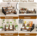 IBUYKE Wood Cupcake Display Stand,Set of 3,Brown TLJ019H - Image 7