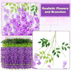 Alotiki Purple Wisteria Hanging Flowers, 75 Pack Fake Hanging Flowers - Image 5