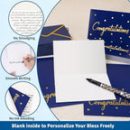 200 PCS Congratulations Cards with Envelopes, 4x6 Inch Gold Foil Lettering - Image 4